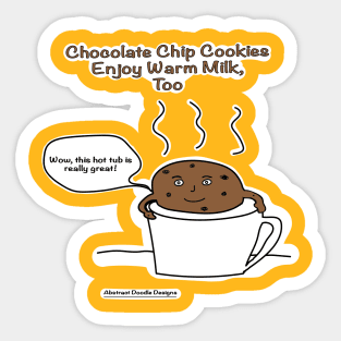 The Chocolate Chip Hot Tub Sticker